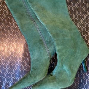 Designer Suede Boots Made in Italy Sz 6.5